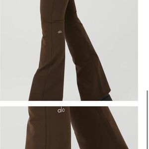 ALO AIRBRUSH HIGH-WAIST BOOTCUT LEGGING - ESPRESSO